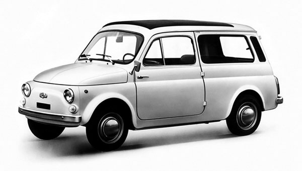 FIAT 500 GIARDINIERA TIPO 120F - CATALOGO PARTI DI RICAMBIO ANNI 60-70