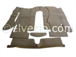 Acrylic Carpet Set - With Central Console for Fiat 124 Spider. F4823