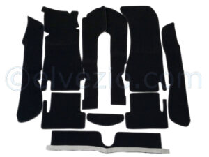 Acrylic Carpet Set - With Central Console for Fiat 124 Spider. F4823