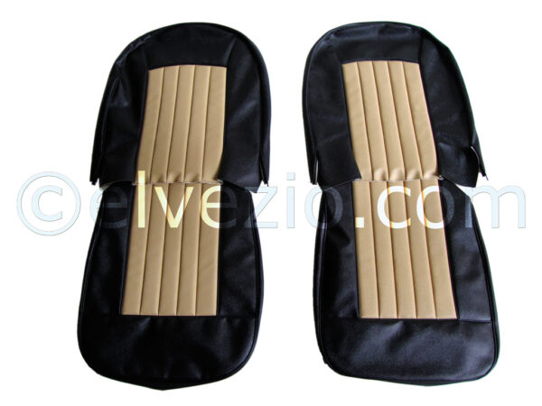 Front Seats Covers In Vinyl for Fiat 1200-1500 Spider and 1600 Spider Osca. F0001