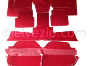 Acrylic Carpet Set for Alfa Romeo Giulietta and Giulia Sprint Speciale. A5007