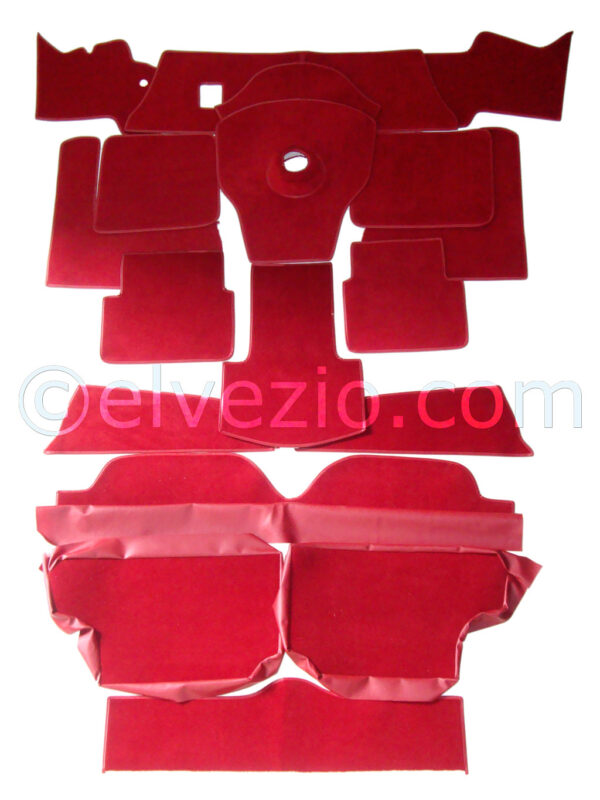 Acrylic Carpet Set for Alfa Romeo Giulietta and Giulia Sprint Speciale. A5007