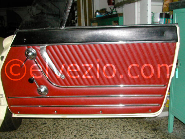 Front Pre-Printed Panels In Alfa Skai for Alfa Romeo Spider Duetto Coda Tronca.