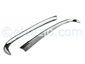 Chromed Metal Mustache For Front Frieze for Autobianchi Bianchina Cabriolet.