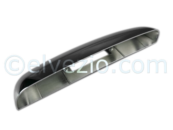Chromed Metal Rear Number Plate Light for Autobianchi Bianchina Berlina, Trasformabile, Panoramica and Cabriolet.