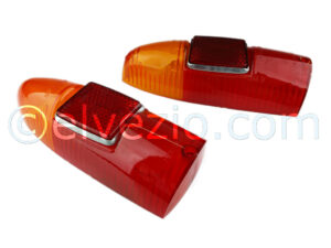 Tail Lights Plastics Covers for Autobianchi Bianchina Berlina and Cabrio.