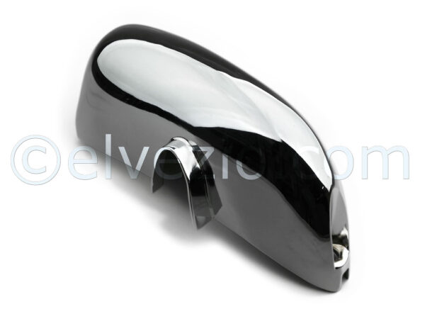 Chromed Metal Front Left And Rear Right Bumper Boss for Autobianchi Bianchina Trasformabile.