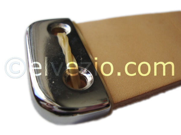 Tiranti Porte In Cuoio Completi Di Piastrine Cromate per Fiat Topolino A-B-C.