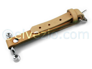 Soft Top Leather Rod Tie With Metal Plate for Fiat Topolino A-B and Topolino C 1st Series.