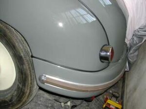 Profilo in alluminio per paraurti anteriore e posteriore completo di terminali (solo primi modelli) Topolino C