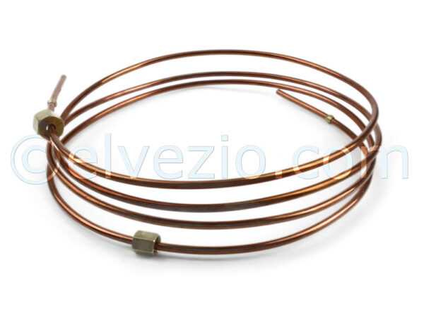 Tubo Pressione Olio Da Strumento Interno A Basamento Motore per Fiat Topolino C e Belvedere Lamiera.
