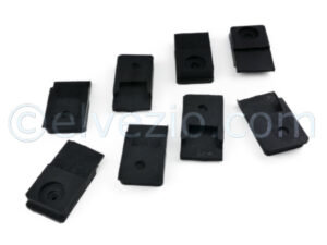 Central Bar Soft Top Rubber Dowels for Fiat 500 N and 500 D.