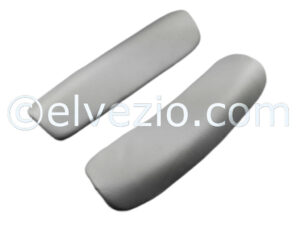 Rear Headrests In Gray Scai for Fiat 500 N and 500 D.