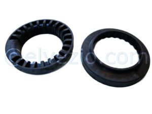 Rear Suspension Shock Absorber Springs Protection Rubber Rings for Fiat 500 F and 500 R.