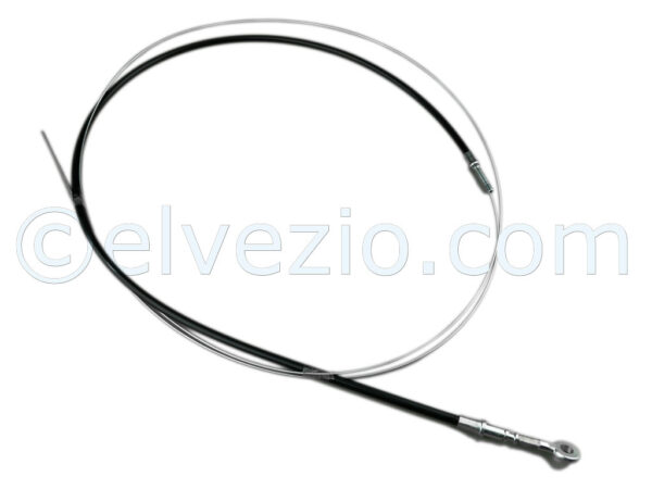 Cavo Acceleratore A Pedale per Fiat 500 F, 500 L, 500 R, 126 TT e Autobianchi Bianchina Berlina Base F e Bianchina Cabriolet Base F. Misura Guaina 860 mm. Misura Cavo 2140 mm. Rif. O.E. 4127902-4130875