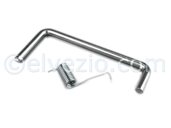Bonnet Bracket And Spring for Fiat 500 N, 500 D, 500 F, 500 L, 500 R, 500 Giardiniera and Autobianchi Bianchina Trasformabile, Panoramica, Berlina and Cabriolet.