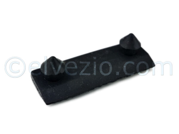 Gommino Piatto Ferma Cavo Freno A Mano per Fiat 500 N, 500 D, 500 F, 500 L 500 R, 600, 600 Multipla e Autobianchi Bianchina Berlina, Trasformabile e Cabriolet. Riferimento BRF015