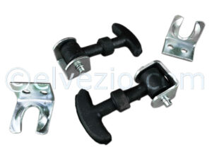 Bonnet Hooks - Small Type for Fiat 500 N, 500 D, 500 F, 500 L, 500 R, 500 Giardiniera and 600.