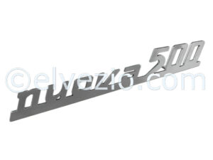 Rear Aluminum Frieze "Nuova 500" for Fiat 500 N, 500 D and 500 F.