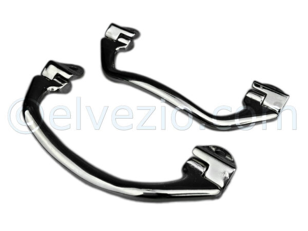 Chromed Metal Doors Inner Handles - High Quality for Fiat 500 N, 500 D, 500 F, 500 L, 500 R, 600 and 600 Multipla.