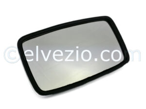 External Rectangular Chromed Mirror for Fiat 500 N, 500 D, 500 F, 500 L, 500 R, 500 Giardiniera and 600.