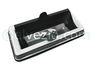Ashtray With Aluminum Border And Rubber Seal for Fiat 500 D, 500 F, 500 L, 500 R, 500 Giardiniera, 600 e 600 Multipla.