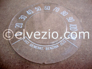 Speedometer Flat Glass 110 Km/h for Fiat 500 D from 1964 and 500 Giardiniera Base D from 1964.