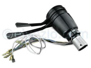 Black Lights Switch with Plastic Levers for Fiat 500 L, 500 R and 500 Giardiniera from 1968.