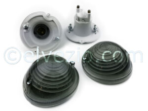 Front Small Dark Grey Lights for Fiat 500 F, 500 L, 500 R and 500 Giardiniera.