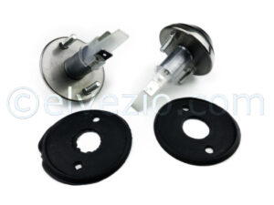 Lucciole Laterali In Plastica Fumè per Fiat 500 N, 500 D, 500 F, 500 L, 500 R, 500 Giardiniera e 600.