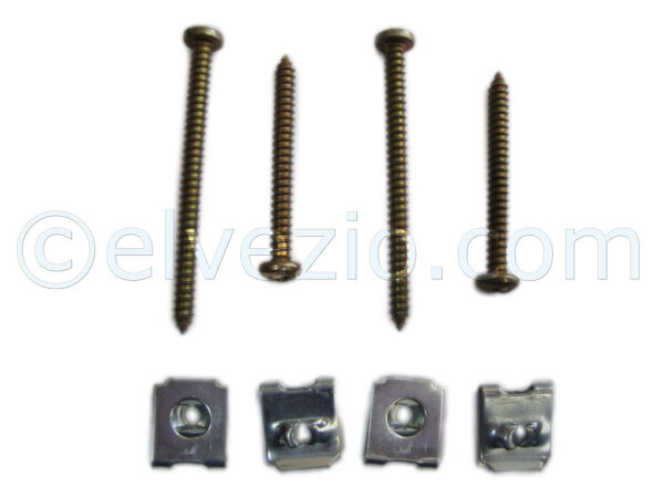 Tail Lights Screws And Locks for Fiat 500 F, 500 L and 500 R.