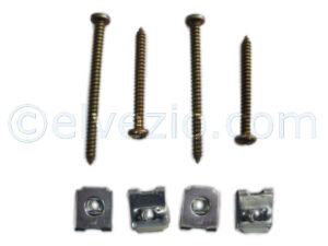 Tail Lights Screws And Locks for Fiat 500 F, 500 L and 500 R.