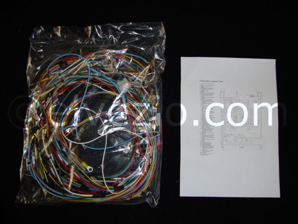 Electrical Wiring - High Quality for Fiat 500 F until 1968.