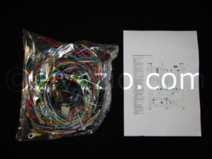 Electrical Wiring - High Quality for Fiat 500 F from 1968.