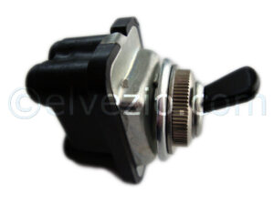 Speedometer Light Switch 2 Contacts With Rounded Connectors for Fiat 500 N, 500 D, 500 F and 500 Giardiniera until 1968.