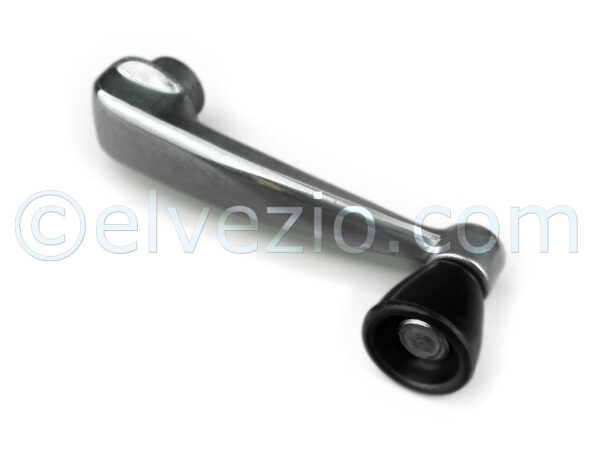 Aluminum Window Handle for Fiat 500 N, 500 D, 500 Giardiniera, 600, 600 Multipla and Autobianchi Bianchina Berlina, Panoramica, Trasformabile and Cabriolet.