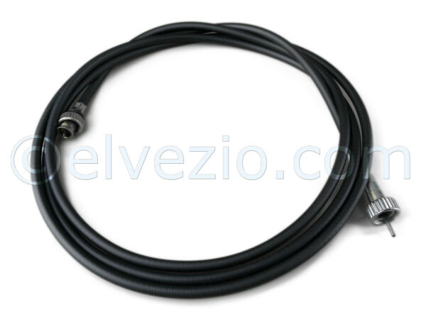 Cavo Conta Chilometri per Fiat 500 R e 126 dal 1976 al 1985. Misura Cavo 2480 mm. Misure attacchi 1A + 13M. Rif. O.E. 4310089-4321867