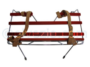 Wood Luggage Rack And Leather Belts for Fiat 500 N, 500 D, 500 F, 500 L and 500 R.