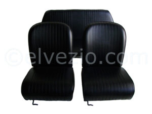 Front And Rear Seats Covers In Electro-Welved Skai for Fiat 500 L. F1126