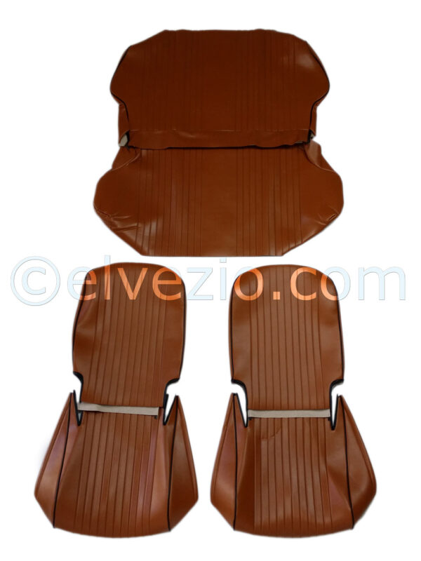 Front And Rear Seats Covers In Electro-Welved Skai for Fiat 500 L. F1126