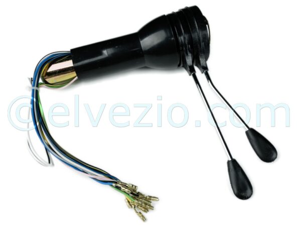 Black Lights Switch with Metal Levers for Fiat 600