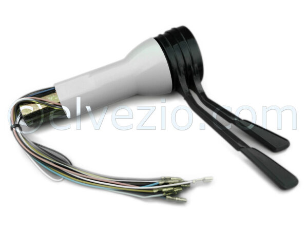 Gray Lights Switch with Plastic Levers for Fiat 600.