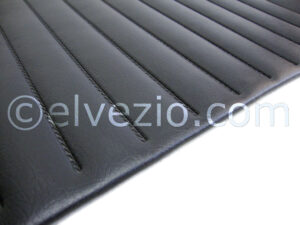 Black Skai Pre-Printed Cover For Rear Seat for Fiat 850 Spider.