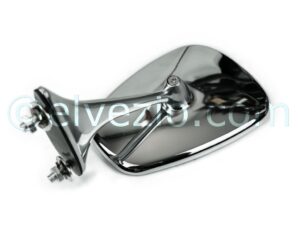 Specchio Esterno Cromato Lato Sinistro per Autobianchi Bianchina Trasformabile.