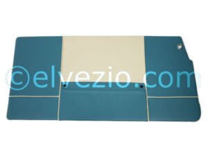 Pannelli Porte Anteriori In Vipla Con Graffette Di Fissaggio - Modello Con Tasca Centrale Applicata per Autobianchi Bianchina Trasformabile 1961-62.