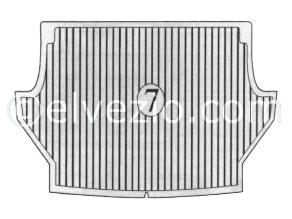Tappeto 7 baule posteriore