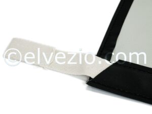 Soft Top In Black PVC for Autobianchi Bianchina Panoramica.