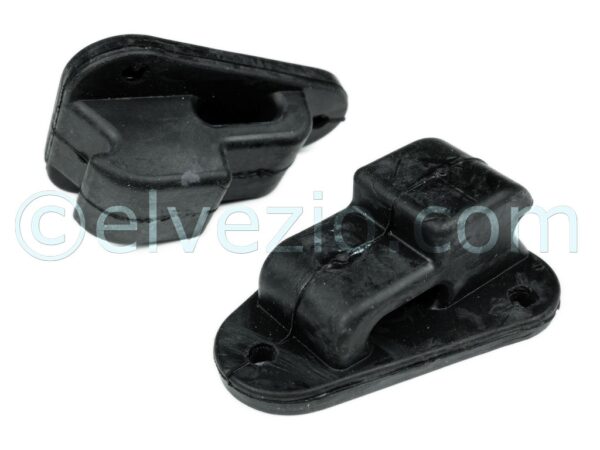 Gommini Appoggio Schienale Sedile Posteriore per Autobianchi A112 e Fiat 127. Rif. O.E. 4256472