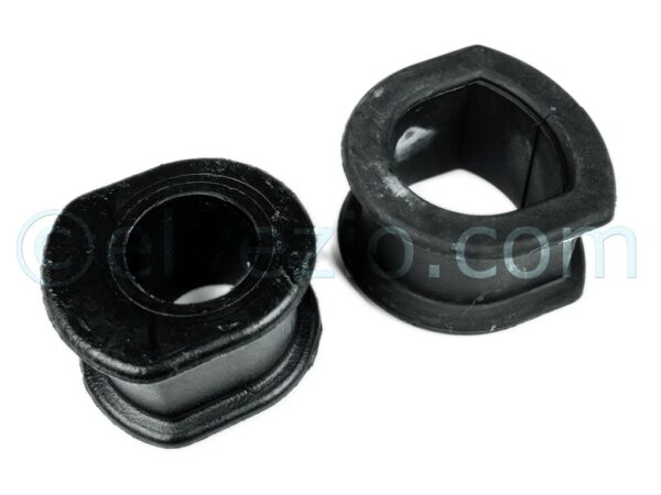 Gommini Sostegno Scatola Guida per Fiat X19, 126, 127, 128 Berlina e Coupé, e Autobianchi A112. Rif. O.E. 4179802-4169380.