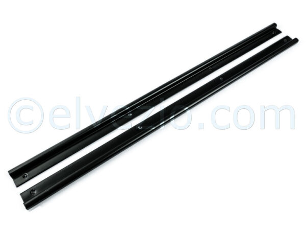 Black Aluminum Sills for Fiat 500 L.